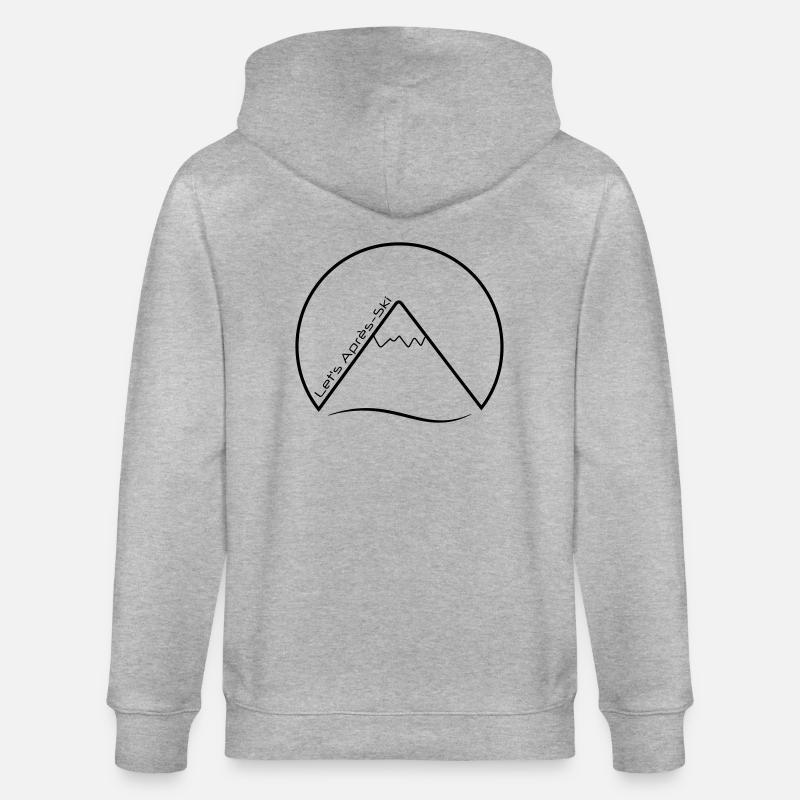 Après-Ski - Stanley/Stella Unisex Bio-Kapuzenjacke CULTIVATOR  - Grau meliert