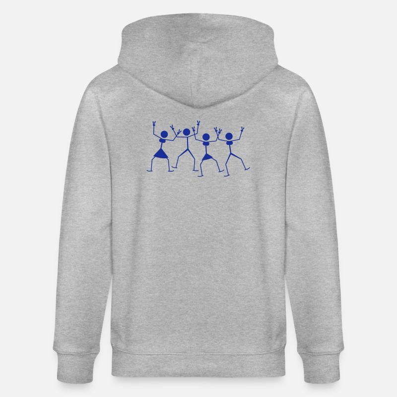Cool Dancing Party Couples - Veste à capuche bio CULTIVATOR Stanley/Stella Unisexe - gris chiné