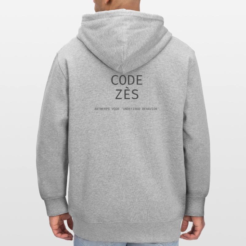Antwerpen: "Code Zès!" – Tech Dialect Shirt Stanley/Stella Unisex Bio-Kapuzenjacke CULTIVATOR 