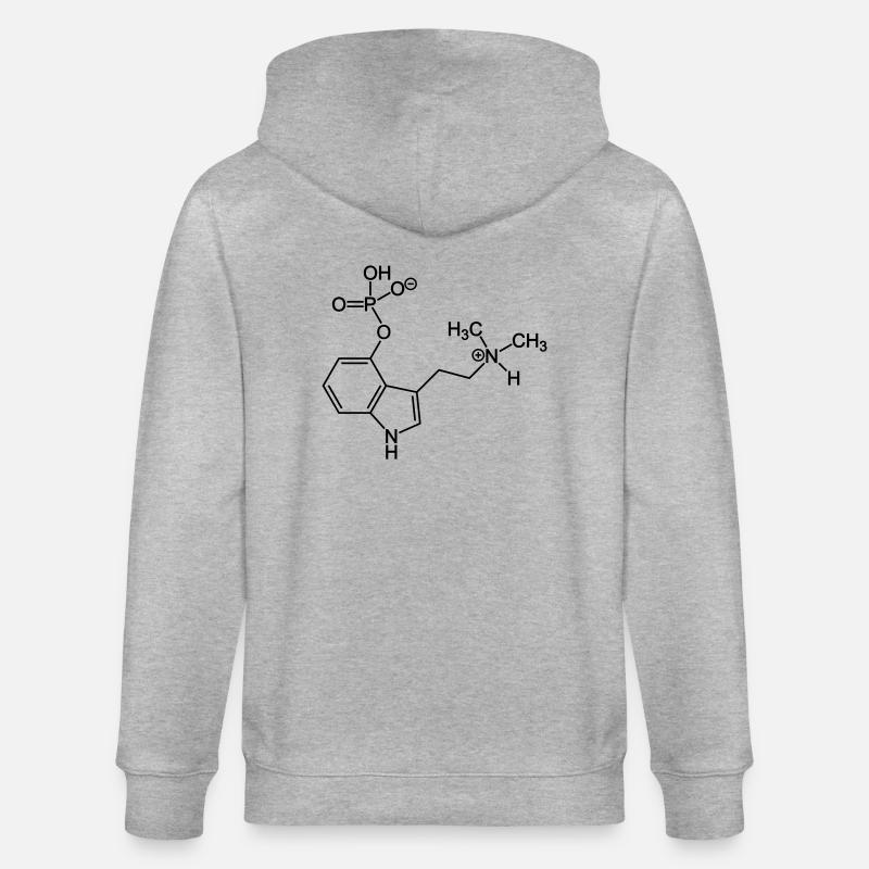 psilocybin - Stanley/Stella Unisex Bio-Kapuzenjacke CULTIVATOR  - Grau meliert