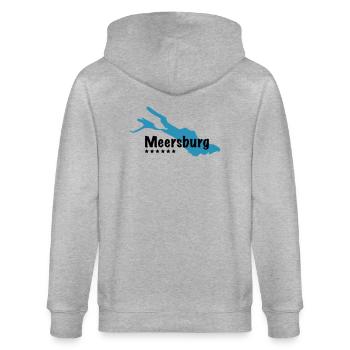 Meersburg Bodensee - Stanley/Stella Unisex Bio-Kapuzenjacke CULTIVATOR  - Grau meliert - Hinten - Luana (180cm)