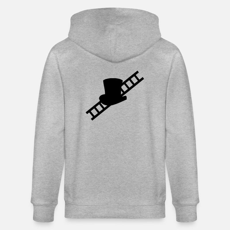 Chimney Sweeper Stuff - Stanley/Stella Unisex Bio-Kapuzenjacke CULTIVATOR  - Grau meliert