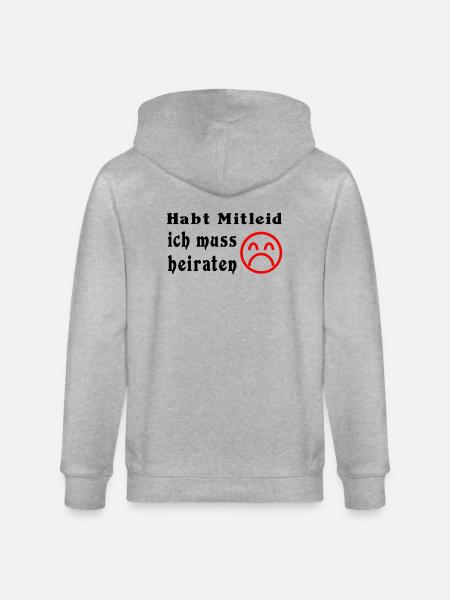 wedding - Stanley/Stella CULTIVATOR Unisex Organic Hooded Jacket - heather grey