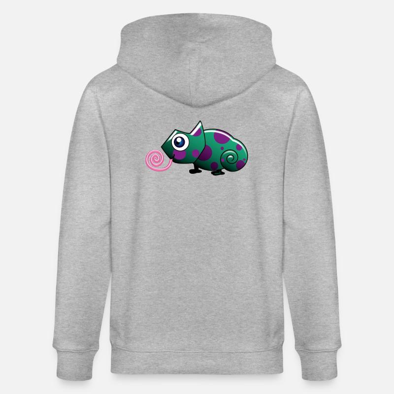Caméléon - Veste à capuche bio CULTIVATOR Stanley/Stella Unisexe - gris chiné