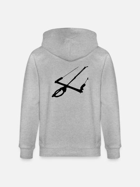 kitebar - Stanley/Stella Unisex Bio-Kapuzenjacke CULTIVATOR - Grau meliert