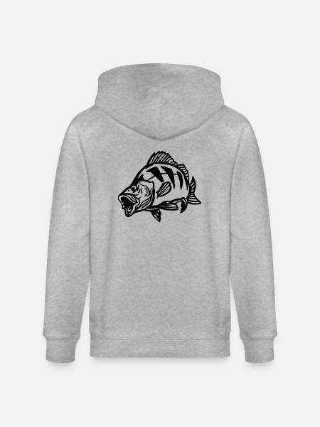 barsch_jagt - Stanley/Stella Unisex Bio-Kapuzenjacke CULTIVATOR - Grau meliert