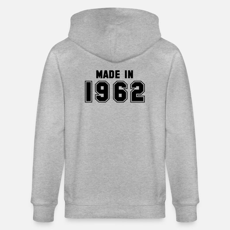 1962 - Veste à capuche bio CULTIVATOR Stanley/Stella Unisexe - gris chiné