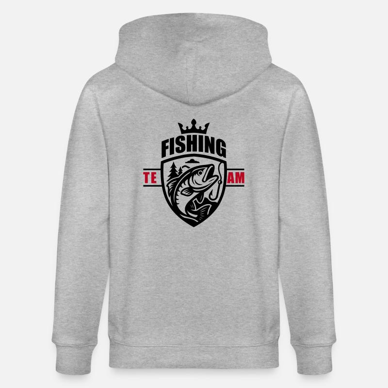 Équipe de pêche - Veste à capuche bio CULTIVATOR Stanley/Stella Unisexe - gris chiné