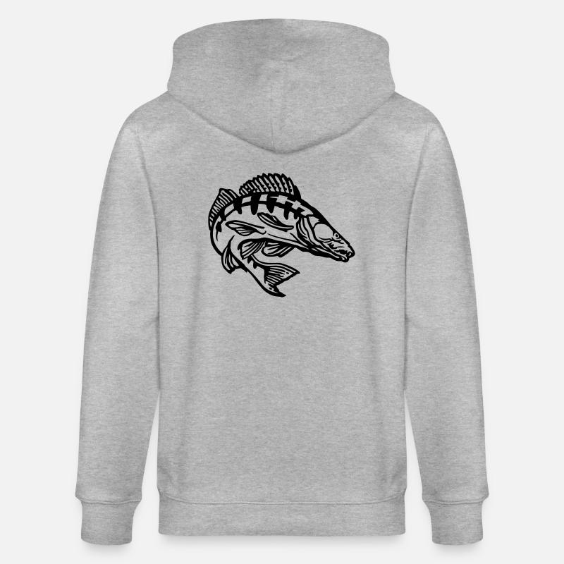 zander_2 - Veste à capuche bio CULTIVATOR Stanley/Stella Unisexe - gris chiné