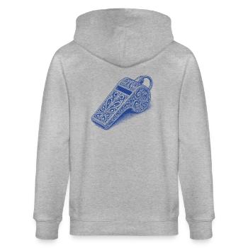 Whistle - Stanley/Stella CULTIVATOR  Unisex Organic Hooded Jacket - heather grey - Back - Luana (180cm)
