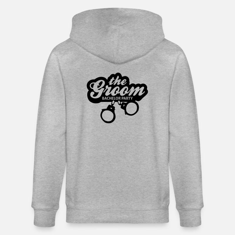junggesellen abschied - Stanley/Stella Unisex Bio-Kapuzenjacke CULTIVATOR  - Grau meliert