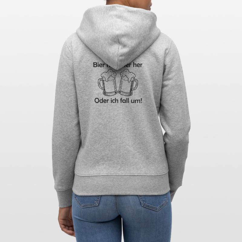 Bees here, Bees here - oder ich fall um! Stanley/Stella CULTIVATOR  Unisex Organic Hooded Jacket