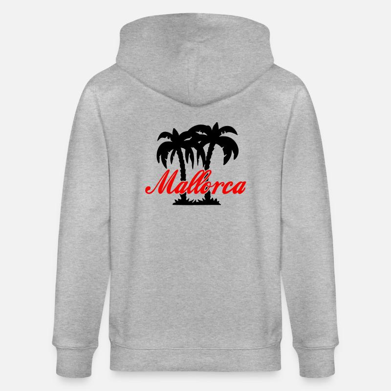 Mallorca 2C - Farbwechsel - Stanley/Stella Unisex Bio-Kapuzenjacke CULTIVATOR  - Grau meliert