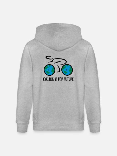 vélo - Veste à capuche bio CULTIVATOR Stanley/Stella Unisexe - gris chiné