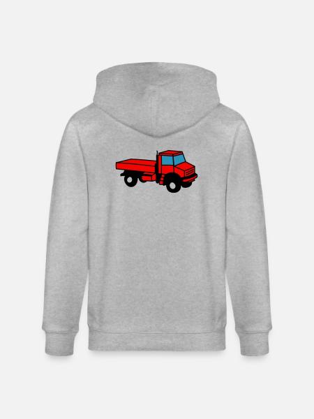 Unimog - Stanley/Stella Unisex Bio-Kapuzenjacke CULTIVATOR  - Grau meliert