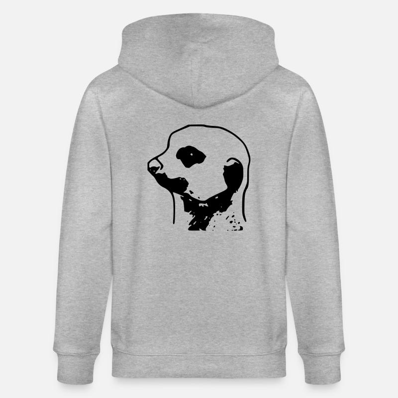 erdmann/erdfrau - Stanley/Stella Unisex Bio-Kapuzenjacke CULTIVATOR  - Grau meliert