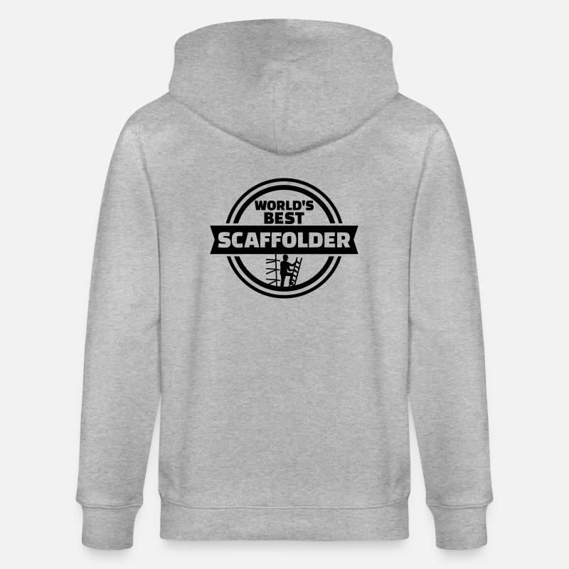 Gerüstbauer - Stanley/Stella Unisex Bio-Kapuzenjacke CULTIVATOR  - Grau meliert