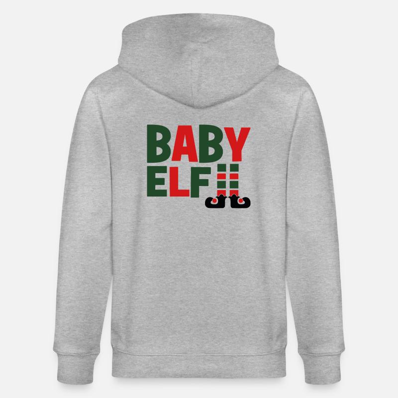 Bébé elfe - Veste à capuche bio CULTIVATOR Stanley/Stella Unisexe - gris chiné