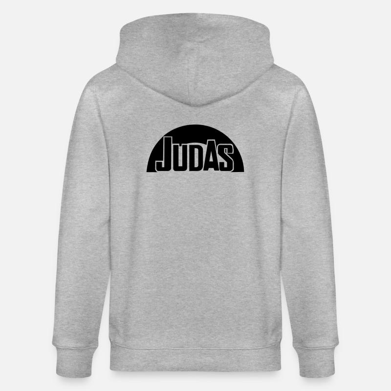 Judas - Verräter - Stanley/Stella Unisex Bio-Kapuzenjacke CULTIVATOR  - Grau meliert