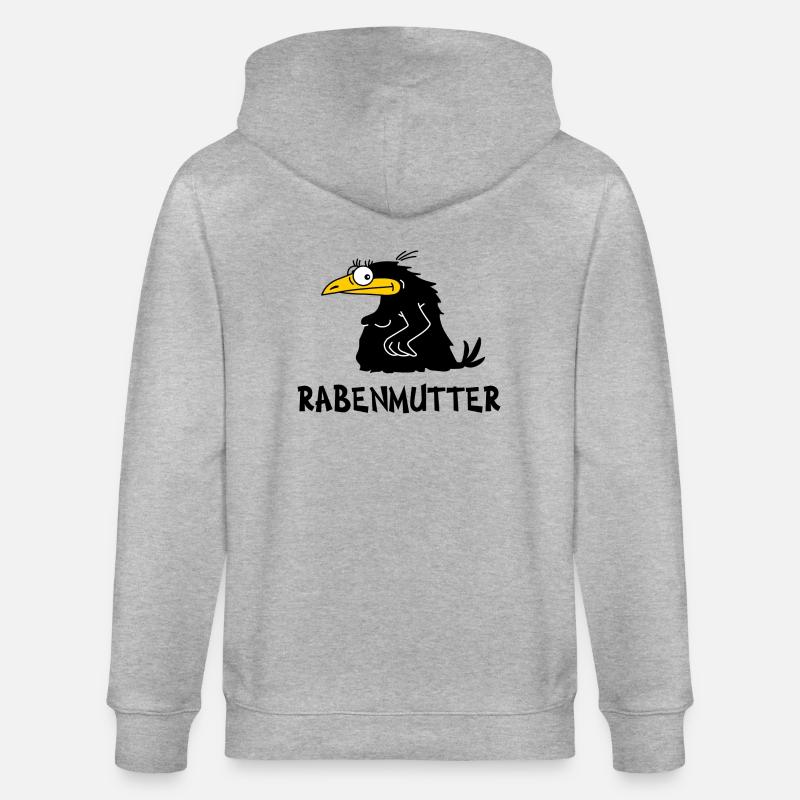 Rabenmutter - Veste à capuche bio CULTIVATOR Stanley/Stella Unisexe - gris chiné