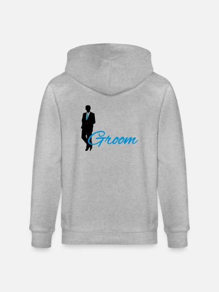 Groom - Stanley/Stella Unisex Bio-Kapuzenjacke CULTIVATOR - Grau meliert