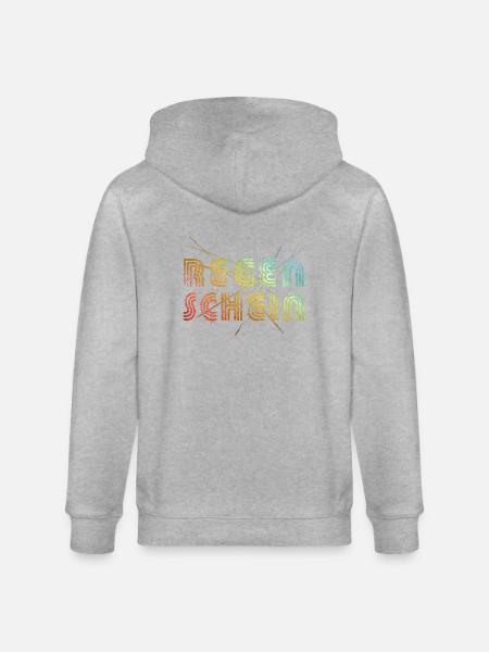 REGENSCHEIN - Stanley/Stella Unisex Bio-Kapuzenjacke CULTIVATOR - Grau meliert