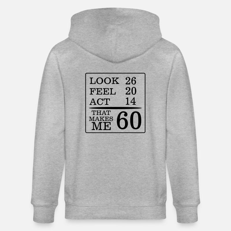 IL DOIT REGARDER 60 ANS A DURÉ, SI BONS ! - Veste à capuche bio CULTIVATOR Stanley/Stella Unisexe - gris chiné