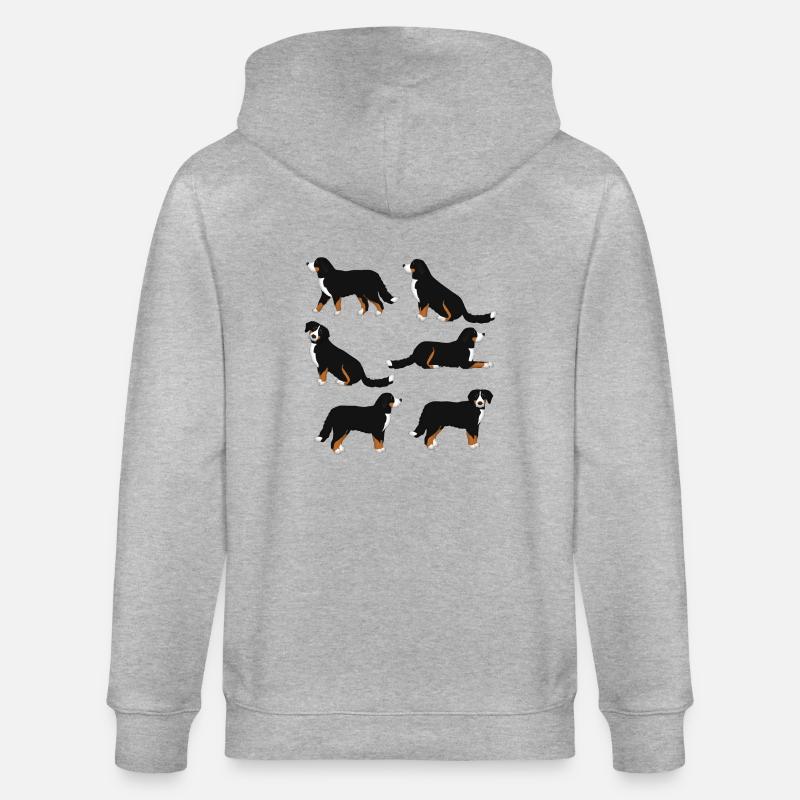 Sélection de Bouvier Bernois - Veste à capuche bio CULTIVATOR Stanley/Stella Unisexe - gris chiné