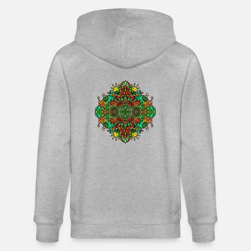 Couleurs d'été - Veste à capuche bio CULTIVATOR Stanley/Stella Unisexe - gris chiné