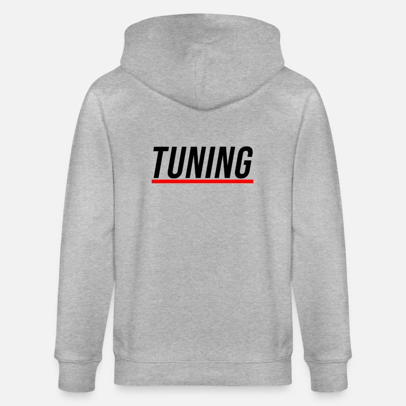 TUNING - Auto Tuning Geschenk Geschenkidee - Stanley/Stella Unisex Bio-Kapuzenjacke CULTIVATOR  - Grau meliert