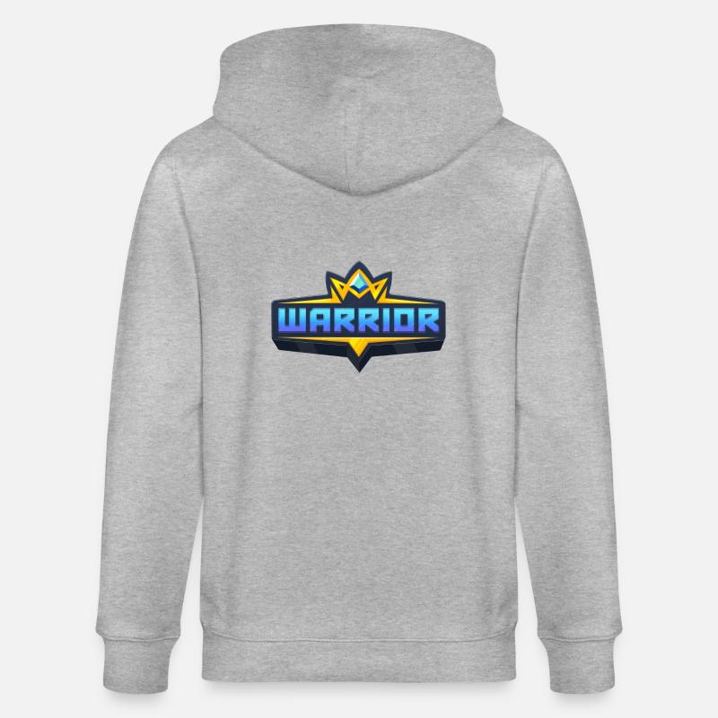 Realm Royale Warrior - Stanley/Stella Unisex Bio-Kapuzenjacke CULTIVATOR - Grau meliert