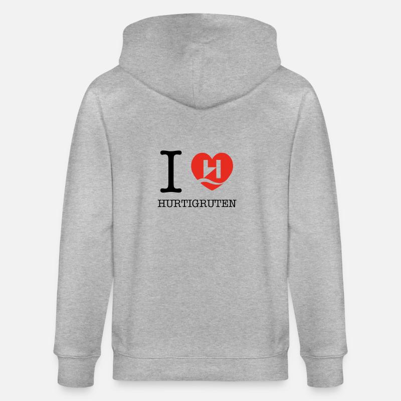 Hurtigruten Amour - Veste à capuche bio CULTIVATOR Stanley/Stella Unisexe - gris chiné