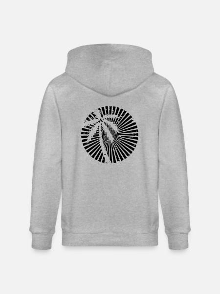 sunset_us - Veste à capuche bio CULTIVATOR Stanley/Stella Unisexe - gris chiné