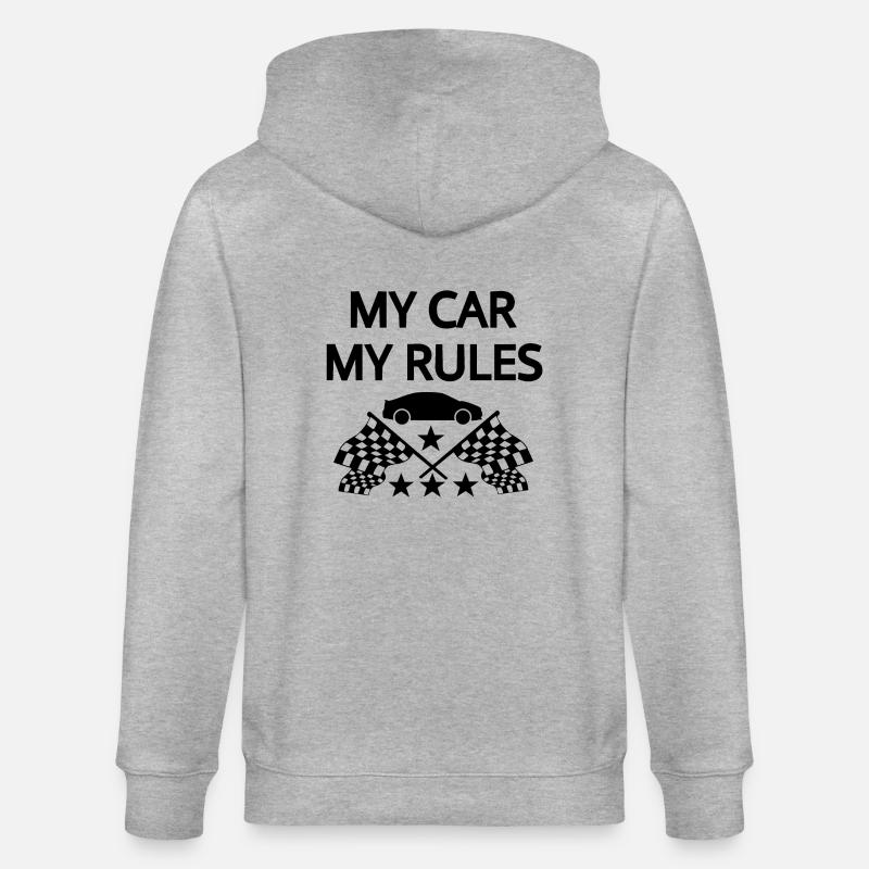 Auto - Stanley/Stella Unisex Bio-Kapuzenjacke CULTIVATOR  - Grau meliert