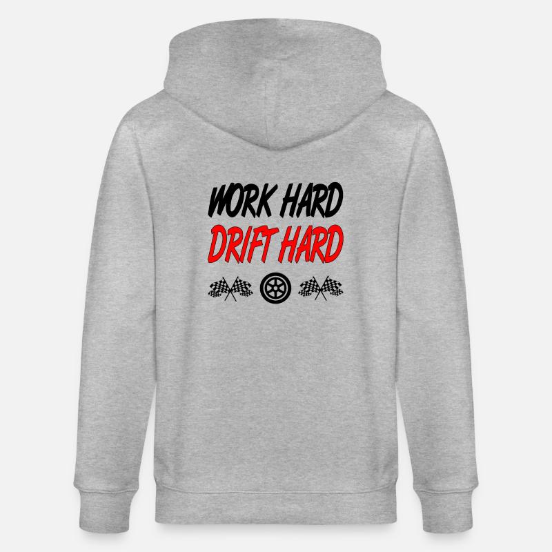 Auto - Stanley/Stella Unisex Bio-Kapuzenjacke CULTIVATOR  - Grau meliert