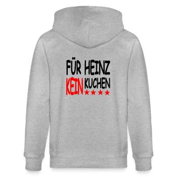 Kuchen - Stanley/Stella Unisex Bio-Kapuzenjacke CULTIVATOR  - Grau meliert - Hinten - Luana (180cm)