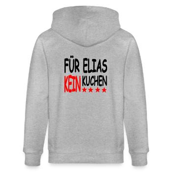 Kuchen - Stanley/Stella Unisex Bio-Kapuzenjacke CULTIVATOR  - Grau meliert - Hinten - Luana (180cm)