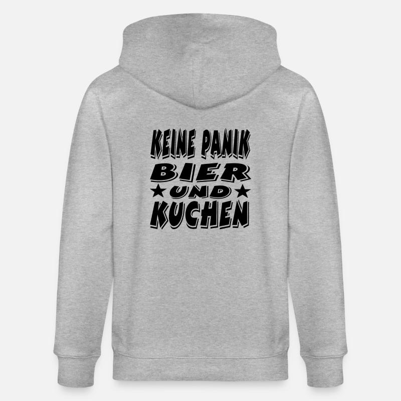 Bier - Stanley/Stella Unisex Bio-Kapuzenjacke CULTIVATOR - Grau meliert