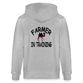 Cultivateur - Veste à capuche bio CULTIVATOR Stanley/Stella Unisexe - gris chiné - Dos - Luana (180cm)