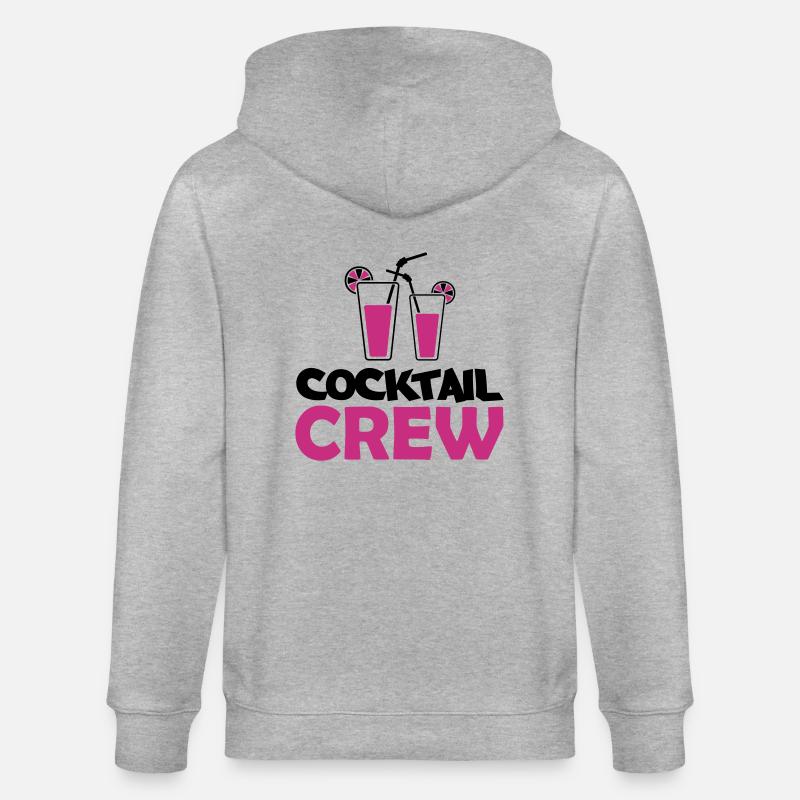 Équipe de cocktail - Veste à capuche bio CULTIVATOR Stanley/Stella Unisexe - gris chiné