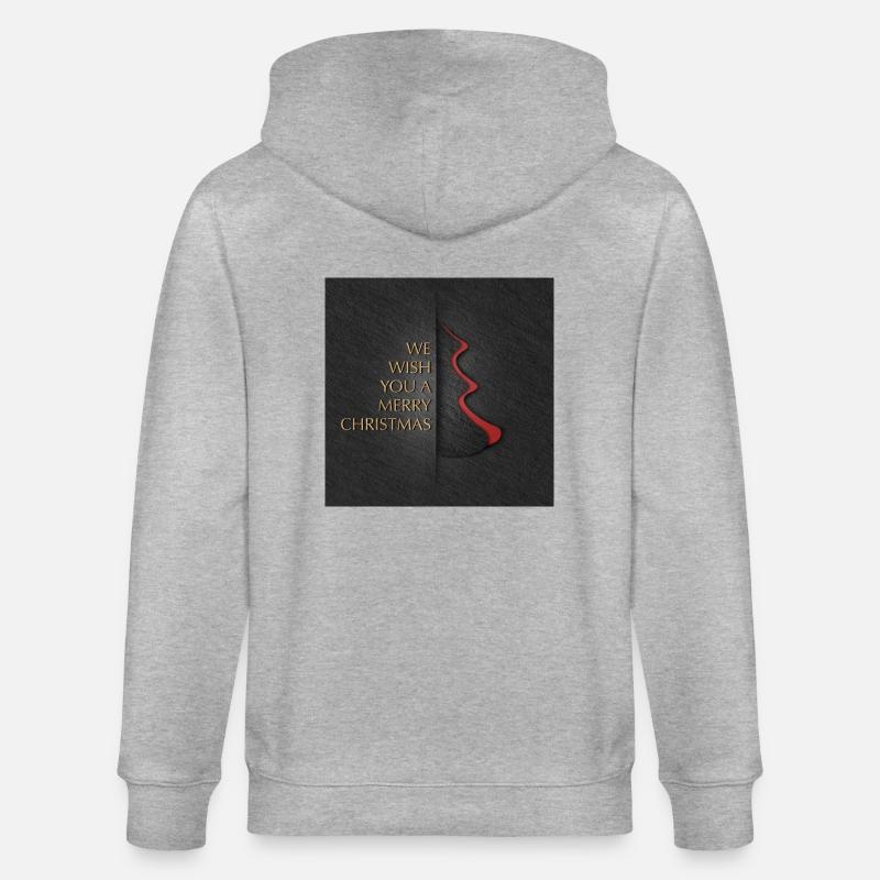 Joyeux Noël - Veste à capuche bio CULTIVATOR Stanley/Stella Unisexe - gris chiné