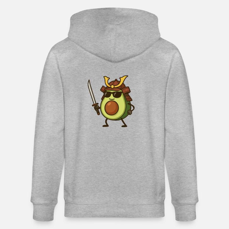 Avocat Samouraï - Veste à capuche bio CULTIVATOR Stanley/Stella Unisexe - gris chiné