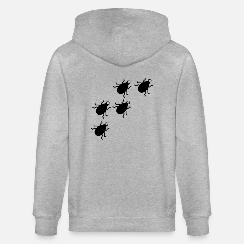 Käfer - Veste à capuche bio CULTIVATOR Stanley/Stella Unisexe - gris chiné