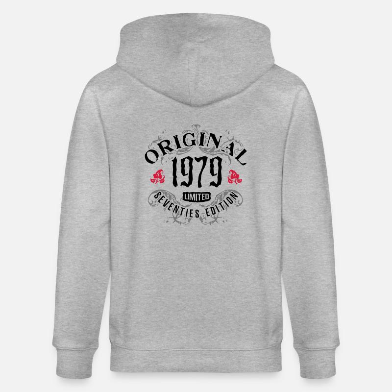 Goth 1979 - Stanley/Stella Unisex Bio-Kapuzenjacke CULTIVATOR - Grau meliert