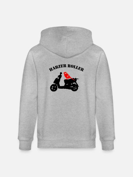 Harzer Roller - Stanley/Stella Unisex Bio-Kapuzenjacke CULTIVATOR  - Grau meliert
