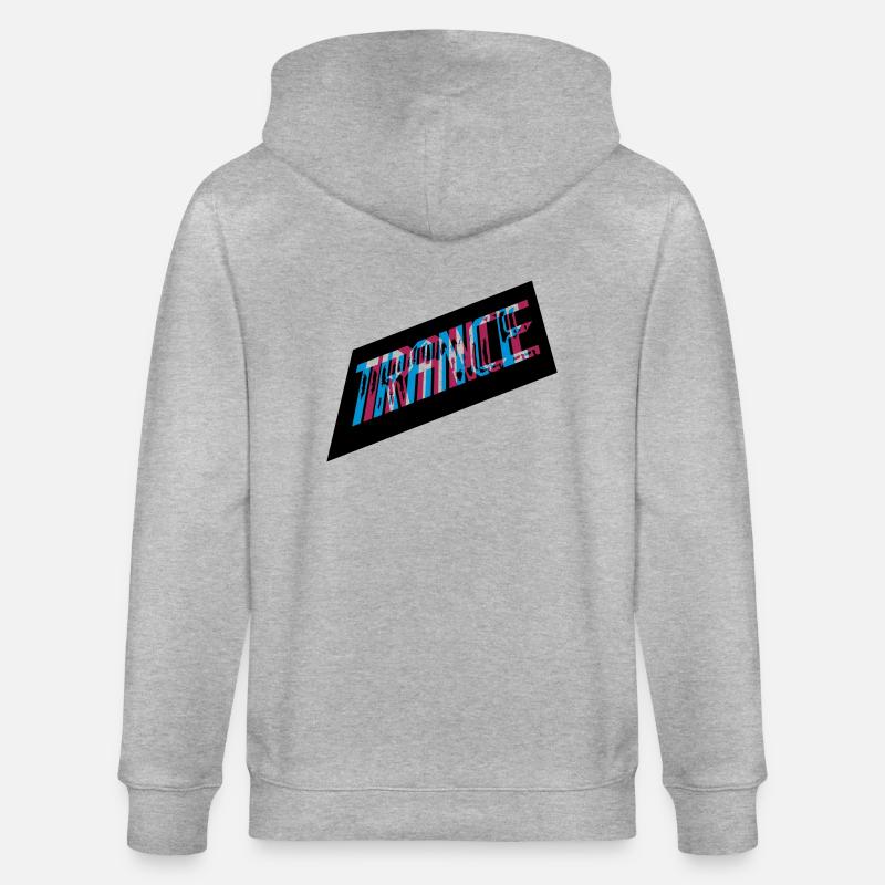 Conception de transe d’effets 3D - Veste à capuche bio CULTIVATOR Stanley/Stella Unisexe - gris chiné