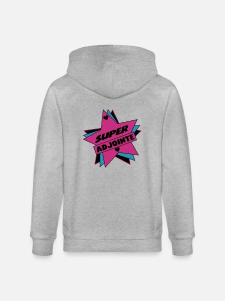 Super ADJOINTE - Veste à capuche bio CULTIVATOR Stanley/Stella Unisexe - gris chiné