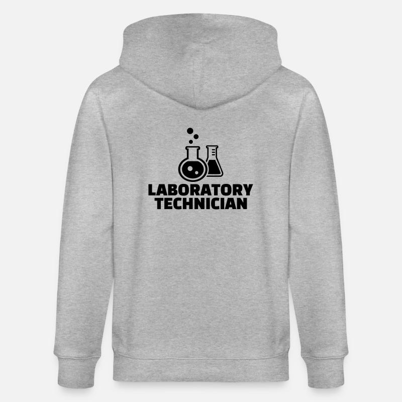 Laboratory technician - Veste à capuche bio CULTIVATOR Stanley/Stella Unisexe - gris chiné