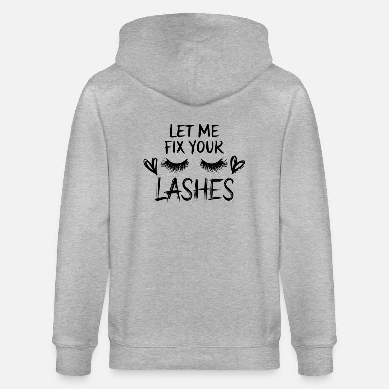 Précision pour des cils parfaits - Veste à capuche bio CULTIVATOR Stanley/Stella Unisexe - gris chiné
