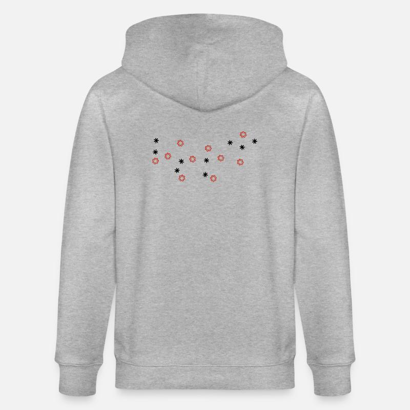 blümchen - Stanley/Stella Unisex Bio-Kapuzenjacke CULTIVATOR  - Grau meliert